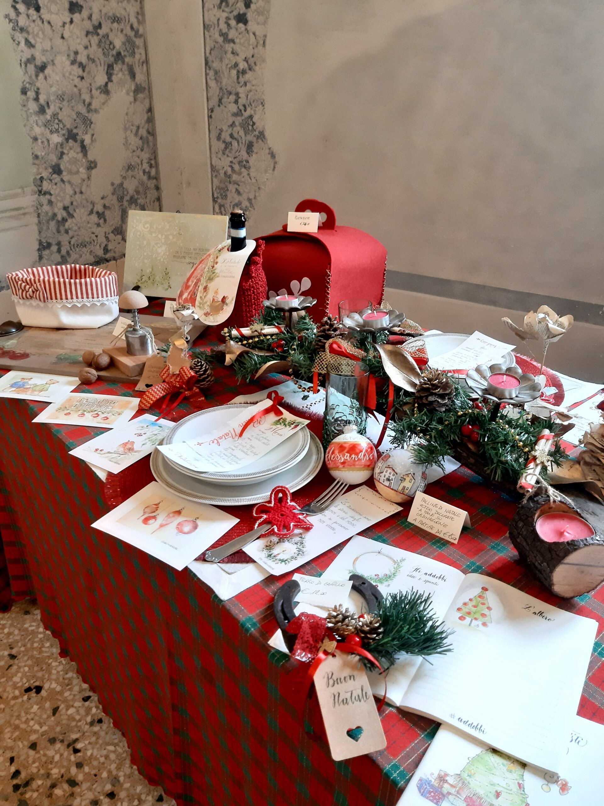 La tavola di Natale al Desco Lucca 2023 Real Collegio
