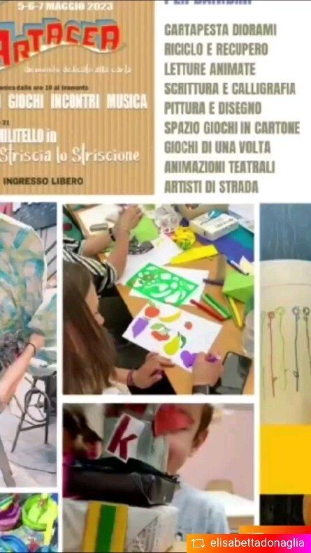 #REPOST @elisabettadonaglia with @get__repost__app  Colori + bambini= un caos creativo bellissimo!!!

VI ASPETTIAMO A CARTACE, PORCARI, FINO A DOMENICAAAA 🤩

Fondazione Giuseppe Lazzareschi Vivi Porcari
www.casainverse.it #repostandroid #repostw10