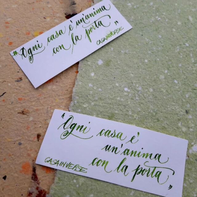 La nostra carta fatta a mano, la calligrafia di Betty.😊

Siamo sempre disponibili a personalizzare ogni vostro avvenimento del ❤

#calligrafia #cartafattaamano #calligrafiaitaliana